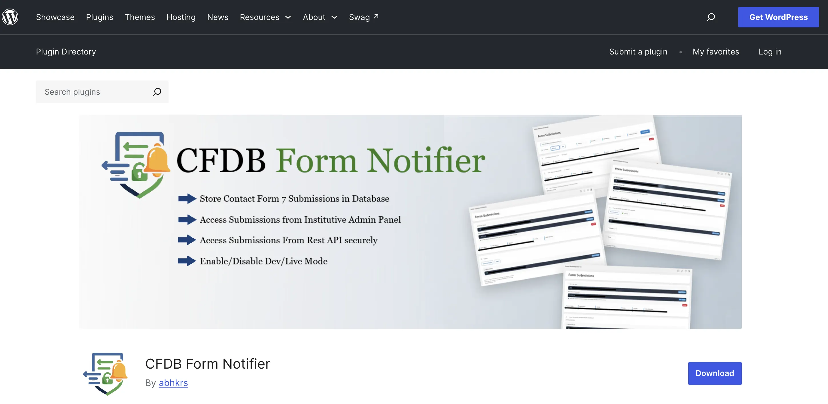 CFDB Form Notifier
