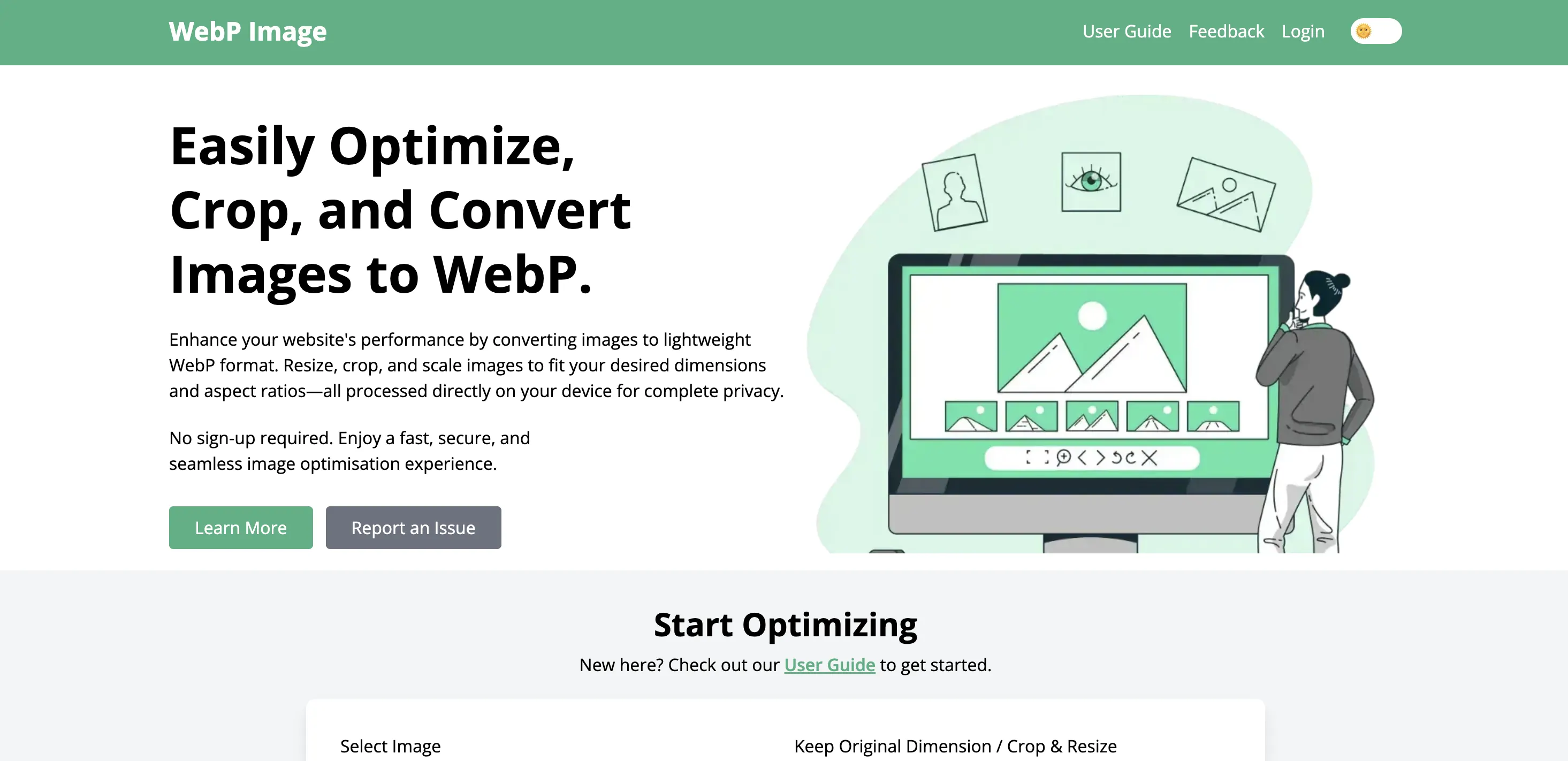 WebP Image Optimizer